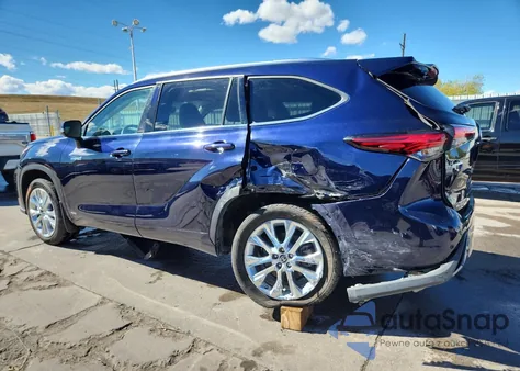 2021 Toyota Highlander Hybrid Limited z USA, uszkodzony, nr VIN 5TDXBRCH8MS054602